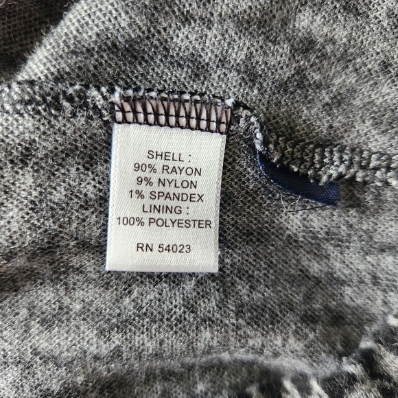 Banana Republic Houndstooth Checkered Dress Black Gray Short Sleeves Medium - Picture 11 of 14